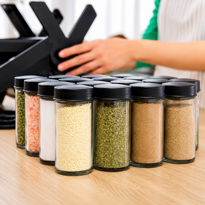 Rotating Airtight Food Storage Container (Transparent)