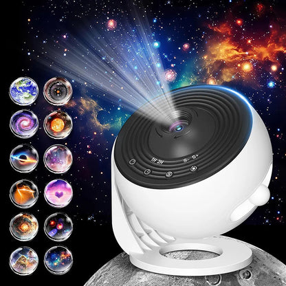 Dynamic Ripple Projection Night Light, USB Portable Night Lamp for Home Decor (12 themes)