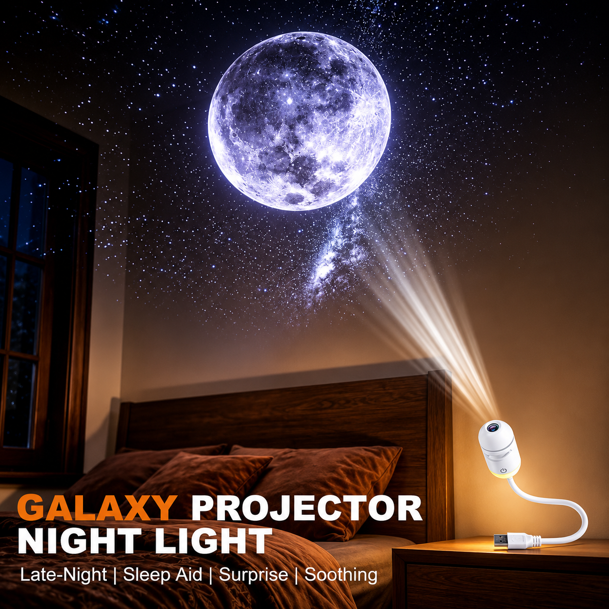 Star Projector Night Lamp (Pack of 1)